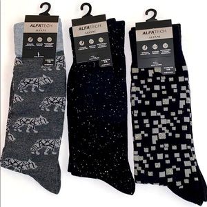 Alfani Alfatech Men’s Dress Socks 3 Pair NWT